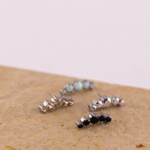 gold jewellery available at our vancouver piercing shop