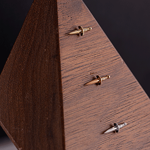 gold dagger in white rose and yellow gold available at the best piercing shop in vancouver